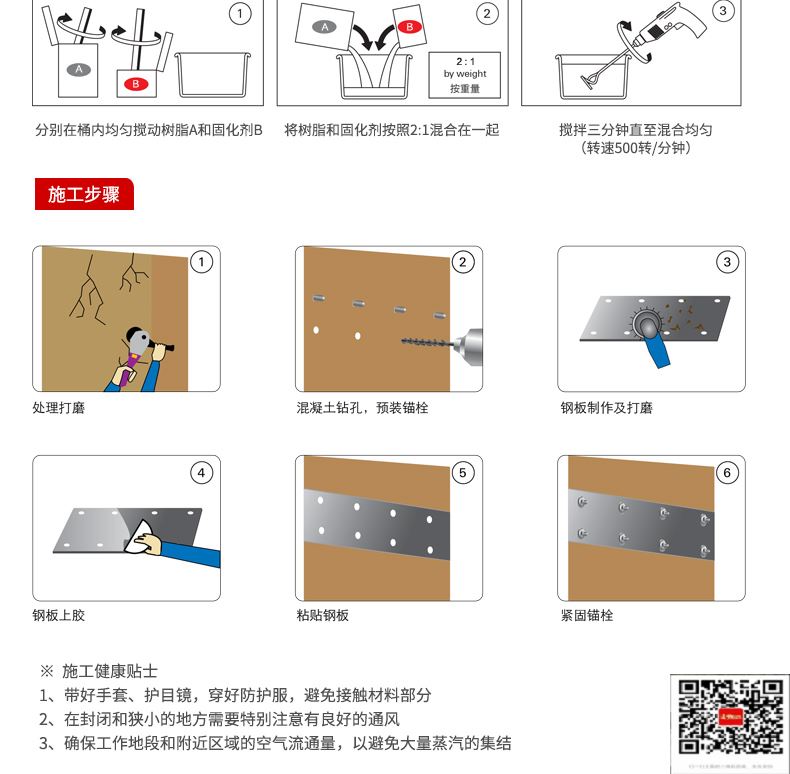 包钢绛县粘钢加固施工过程